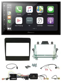 Автомагнитола для Porsche 911 (2011–2017, 991) Pioneer 2DIN, Bluetooth, DAB, USB