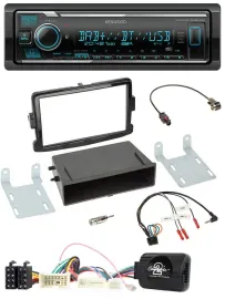 Kenwood Bluetooth Lenkrad DAB USB Autoradio für Dacia Duster Dokker Logan ab 12