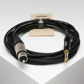 Микрофонный кабель SHNOOR MC226-XFJS-15m XLRF–6.35 мм стерео, 15 м