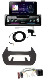 Автомагнитола для Citroen Nemo / Fiat Fiorino / Fiat Qubo Pioneer DAB, Bluetooth, MP3, USB