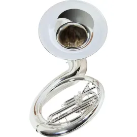 Yamaha YSH411 Series Brass BBb Sousaphone Ysh411S Silver Instrument Only