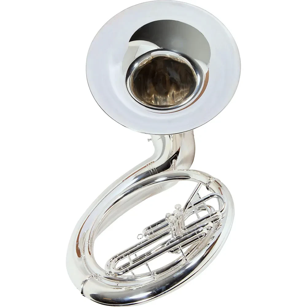 Yamaha YSH411 Series Brass BBb Sousaphone Ysh411S Silver Instrument Only