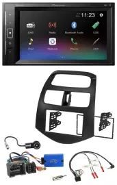 Pioneer DAB Lenkrad 2DIN Bluetooth USB Autoradio für Chevrolet Spark 2013-2015