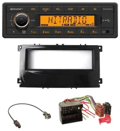 Continental MP3 Bluetooth AUX USB Autoradio für Ford Mondeo S-Max 07-14 glänzend