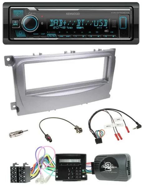 Kenwood Bluetooth Lenkrad DAB USB Autoradio für Ford S-Max Mondeo Can-Bus 07-14