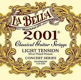 Струны для классической гитары La Bella 2001L 2001 Light 28-41