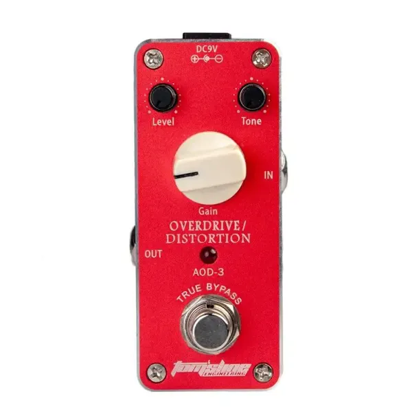 Педаль эффектов для электрогитары Tomsline AOD-3 Overdrive Distortion