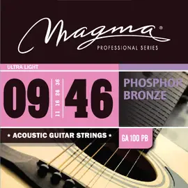 Струны для акустической гитары Magma Strings GA100PB
