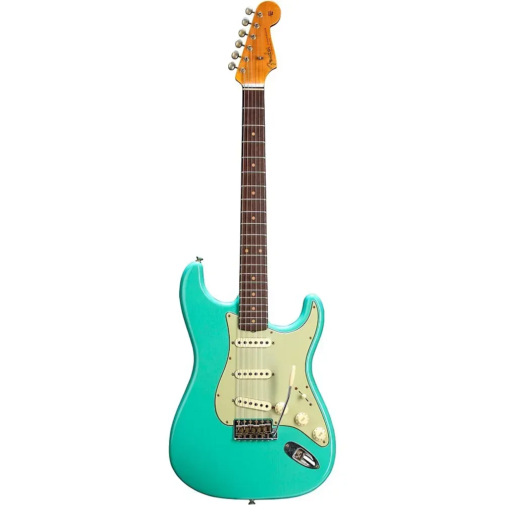 Электрогитара Fender Custom Shop 1959 Stratocaster Journeyman Relic Super Faded Aged Seafoam Green