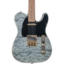Michael Kelly Mod Shop 50 Duncan Electric Guitar, Maple Fingerboard, Black Wash