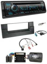 Kenwood Bluetooth USB CD Lenkrad DAB Autoradio für BMW 5er E39 01-04 Aktivsystem