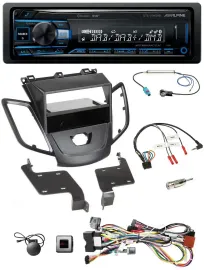 Alpine USB Bluetooth DAB Lenkrad Autoradio für Ford Fiesta 08-10 ohne Display sc