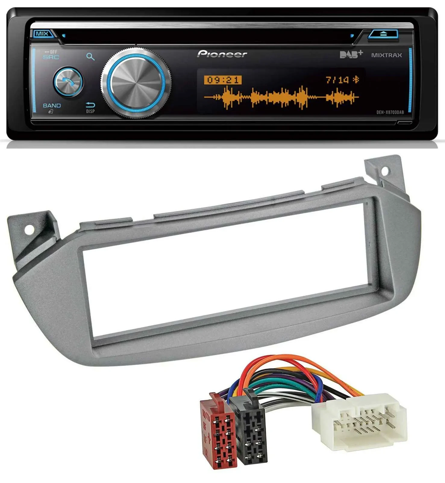 Автомагнитола Pioneer MP3 DAB USB CD Bluetooth для Nissan Pixo UA0 2009–2013 и Suzuki Alto
