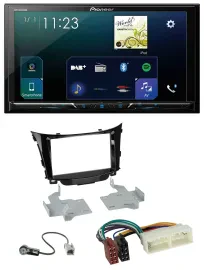 Автомагнитола для Hyundai i30 (с 2017) Pioneer 2 DIN DAB Bluetooth USB MP3