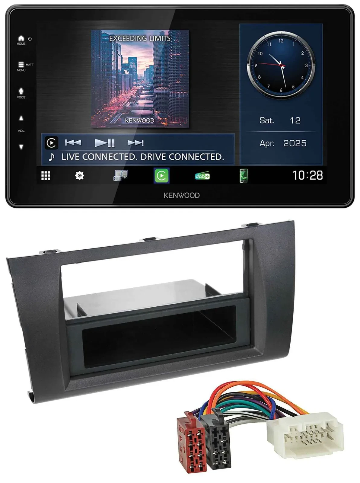 Kenwood MP3 Bluetooth USB DAB Autoradio für Suzuki Swift (2006-2010)