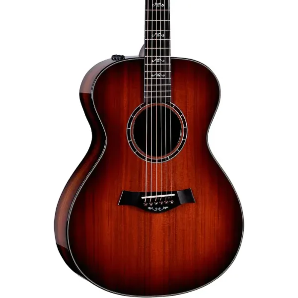 Taylor Custom Sinker Redwood-Bocote Grand Auditorium A/E Guitar Shaded Edge Brst