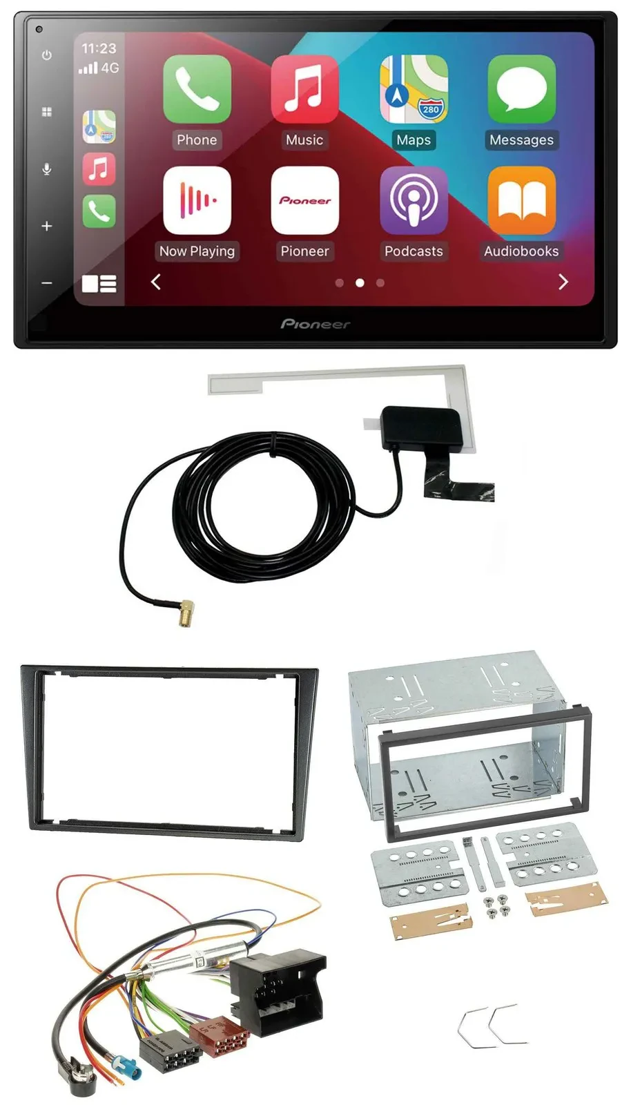 Автомагнитола для Opel Combo C/Meriva/Corsa C Pioneer 2 DIN, USB, Bluetooth, DAB, MP3