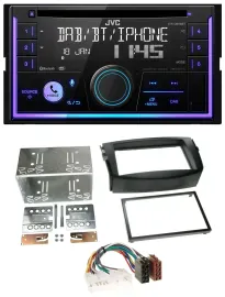 JVC MP3 USB 2DIN DAB Bluetooth CD Autoradio für Toyota RAV 4 (2006-2013)