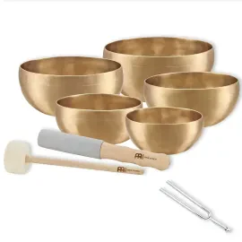 Meinl Sonic Energy Universal Klangschalen 5er Set SBU2950 mit Stimmgabel