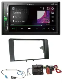 Pioneer 2DIN MP3 DAB USB Bluetooth Autoradio für Audi A3 8P 2003-2012 Aktivsyste