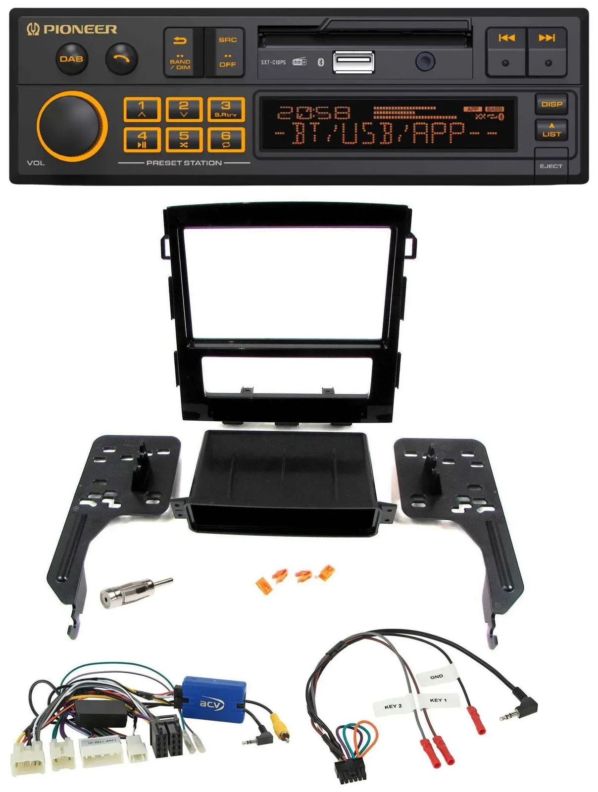 Автомагнитола для Subaru Impreza (с 2018) Pioneer DAB, USB, Bluetooth