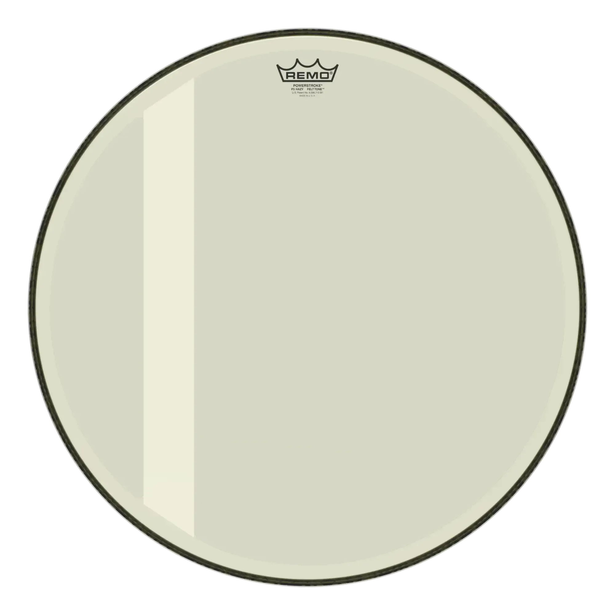 Пластик для барабана Remo 22" Powerstroke P3 Felt Tone Hazy