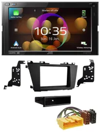 JVC DAB MP3 2DIN Bluetooth USB Autoradio für Mazda 5 (CR, ab 2010)