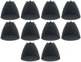 10) Rockville PEN-525T Black 5.25" 70V Hanging Pendant Speakers 4 Restaurant/Bar