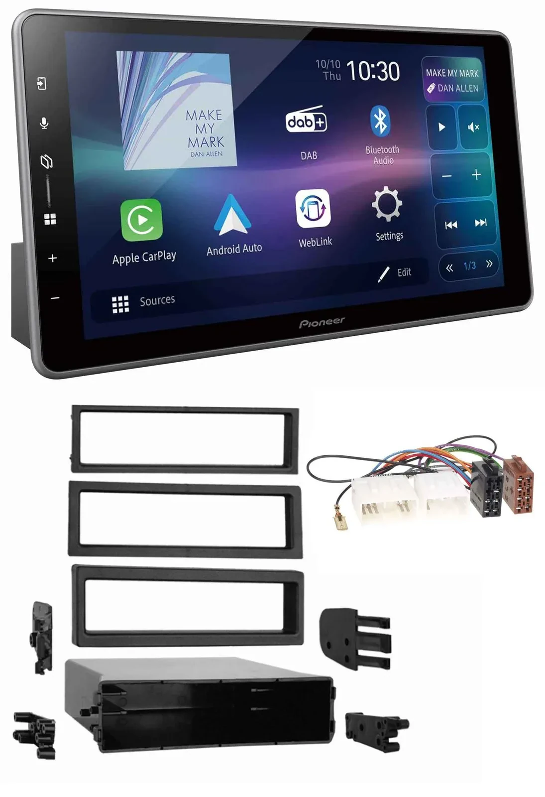 Pioneer Bluetooth USB DAB MP3 Autoradio für Mazda 929 (1973-1995)