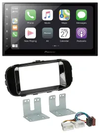 Автомагнитола Pioneer 2-DIN MP3 Bluetooth DAB USB для Kia Soul (с 2014), черный (piano black)