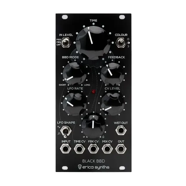 Модульный студийный синтезатор Erica Synths Black BBD Analog Delay Eurorack Module