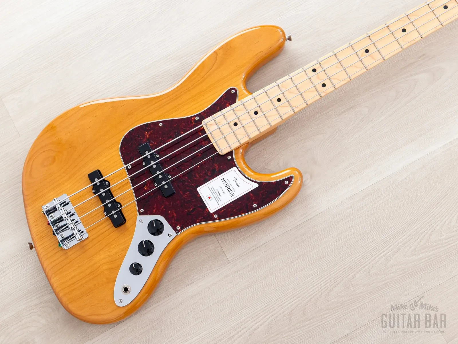 2024 Fender Hybrid II Jazz Bass Vintage Natural, Japan MIJ