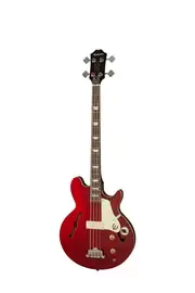 Полуакустическая бас-гитара Epiphone Jack Casady Bass Sparkling Burgundy