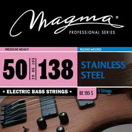Струны для 5-струнной бас-гитары 50-138 Magma Strings BE195S