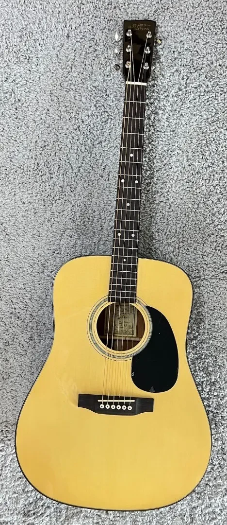 Recording King Solid Dreadnought Aged Adirondack Spruce and Mahogany #Q4