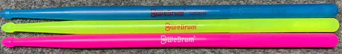 Барабанные палочки WeDrum W-LN5A-BL нейлоновый наконечник, люминесцентные, 5A, синие