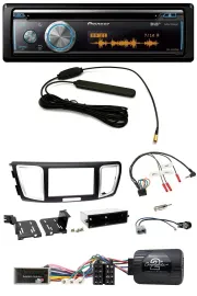 Автомагнитола Pioneer CD, USB, Bluetooth, DAB, совместима с кнопками на руле, для Honda Accord 2013–2015