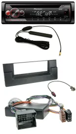 Pioneer CD USB AUX DAB MP3 Autoradio für BMW X5 E53 5er E39 Aktivsystem Quadlock