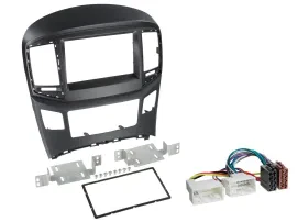 Einbauset Doppel DIN Autoradio für Hyundai H1 ab 2015 schwarz