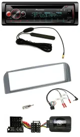 Автомагнитола для Alfa Romeo 147/GT Pioneer USB, DAB, Bluetooth, CD, антрацит, поддержка управления на руле