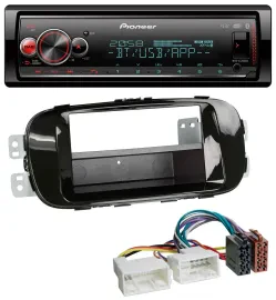 Автомагнитола для Kia Soul PS (с 2014) Pioneer Bluetooth USB MP3 DAB черный глянец