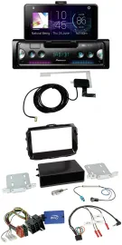 Автомагнитола Pioneer DAB, Bluetooth, USB, поддержка управления на руле, для Alfa Romeo Giulietta (2013–2021), ISO