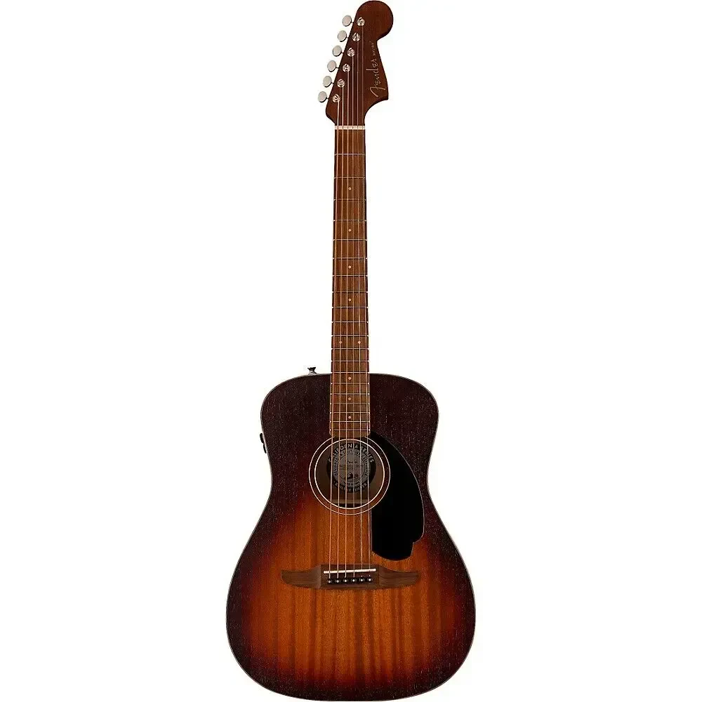 Электроакустическая гитара Fender California Malibu Special All-Mahogany A/E Guitar Honey Burst