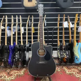 Трансакустическая гитара Kepma D1C GGP-02 Black Matt