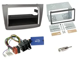 Einbauset CAN-Bus DIN Autoradio für Alfa Romeo Mito 2008-2018 silber