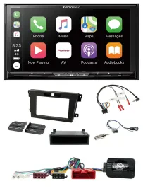 Pioneer 2DIN Lenkrad USB DAB DVD Bluetooth Autoradio für Mazda CX-7 2008-2010