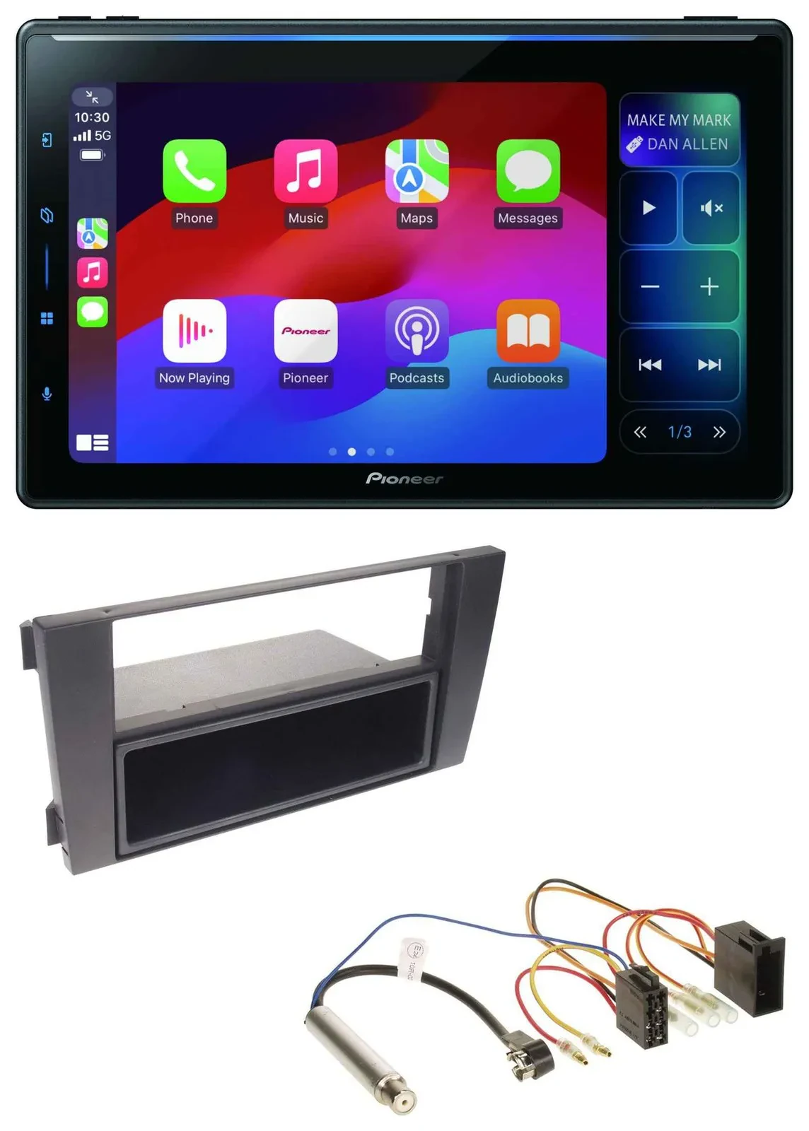 Pioneer Bluetooth DAB MP3 USB Autoradio für Audi A6 C5 2001-2005 Symphony ISO