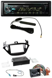 Pioneer CD MP3 AUX DAB USB Autoradio für Opel Adam ab 13 Corsa E ab 15 Ablage
