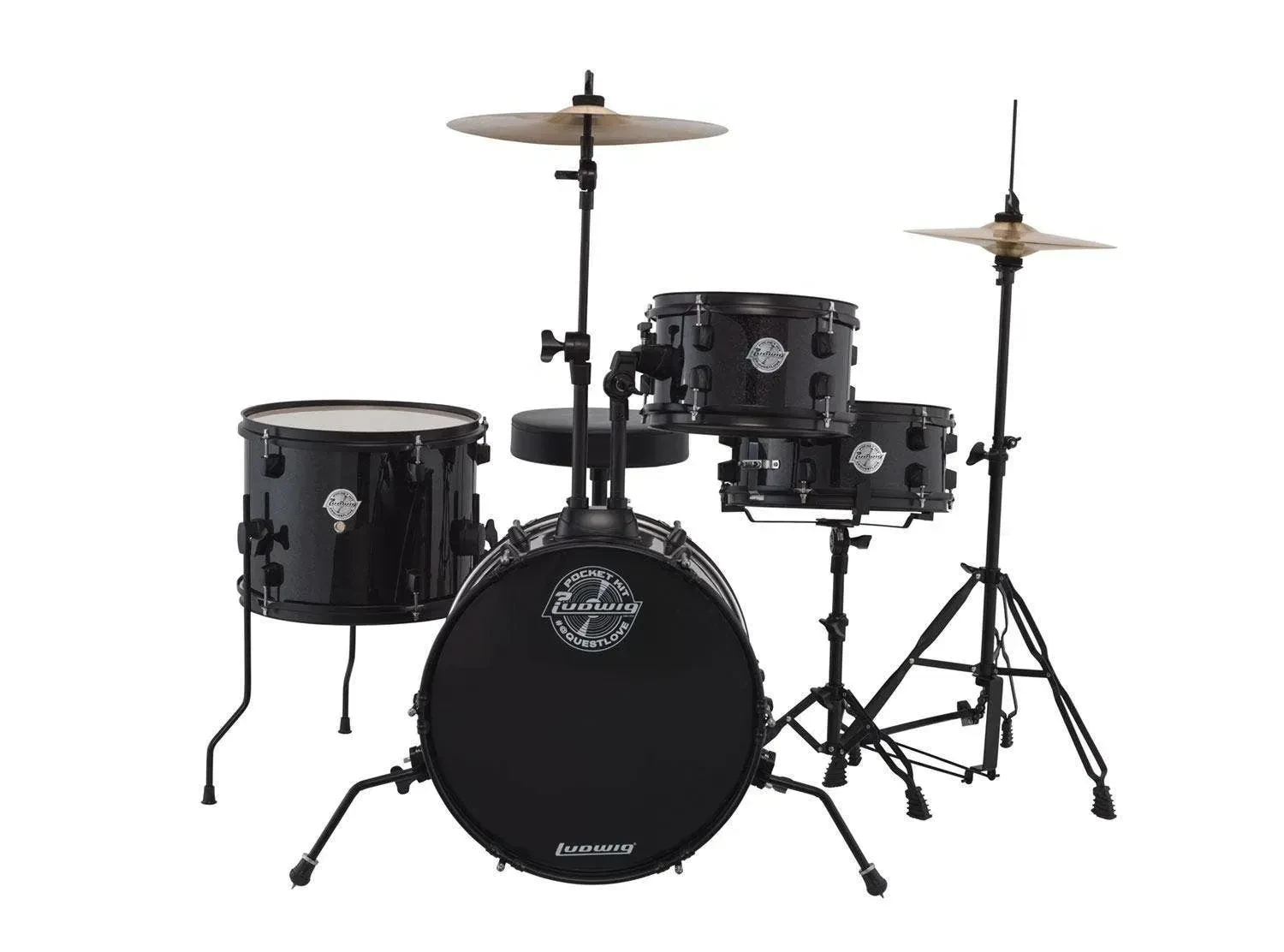 Questlove 4-Piece Pocket Kit (Black Sparkle)