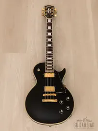 Электрогитара Greco EGC-600 LP Custom HH Black Beauty w/gigbag Japan 1989